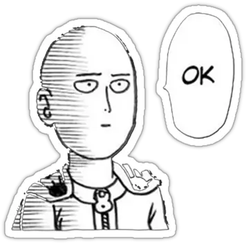  Punch Man Draw One Punch Man Saitama Png Saitama Face Png