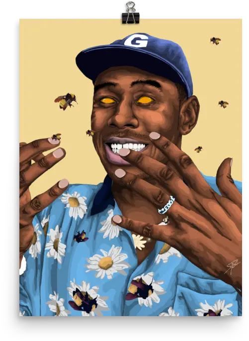  Tyler The Creator Premium Luster Poster The Creator Png Tyler The Creator Png