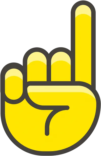  Download Index Pointing Up Emoji Index Finger Png Image Indice Dibujo Dedo Animado Pointer Finger Png