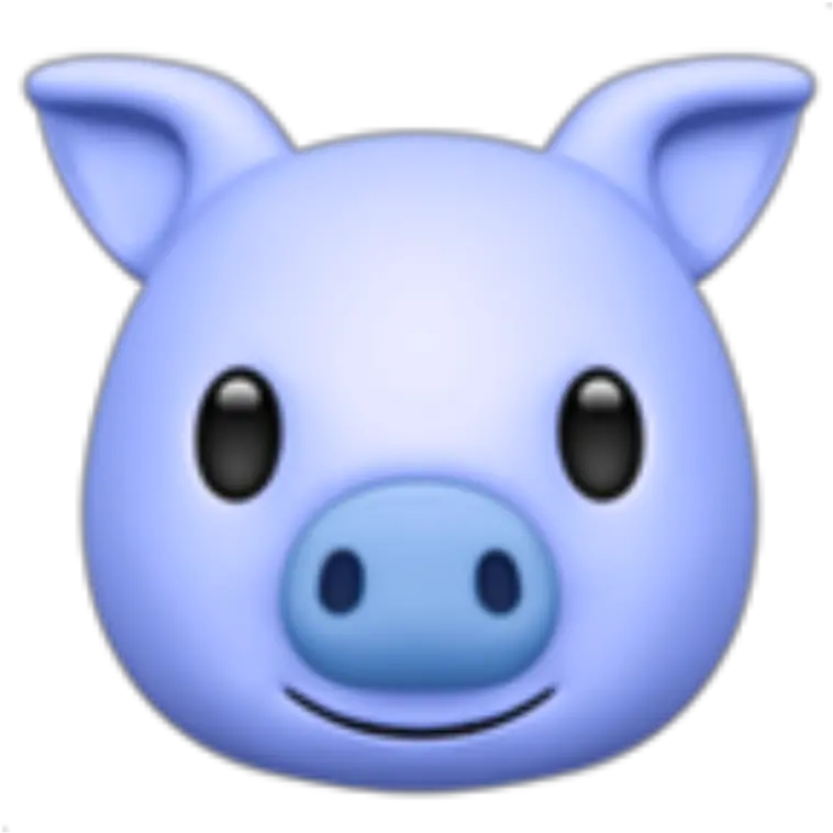  Sticker Dot Png Pig Emoji Png