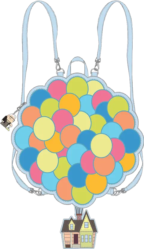  Up Balloons Mini Backpack Loungefly Up Mini Backpack Png Up Balloons Png