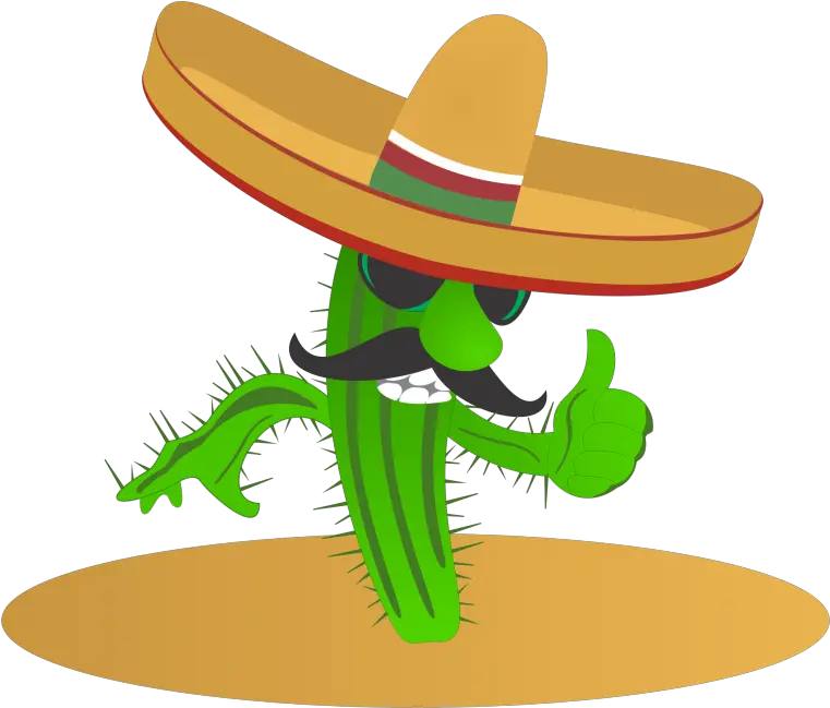  Sombrero Mexicano Png Download Mexican Cactus Png Sombrero Mexicano Png