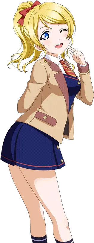  Card Cartoon Png Eli Ayase Transparent