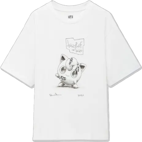  Uniqlo Daniel Arsham Crystal Jigglypuff Tee White Wethenew Short Sleeve Png Jigglypuff Transparent