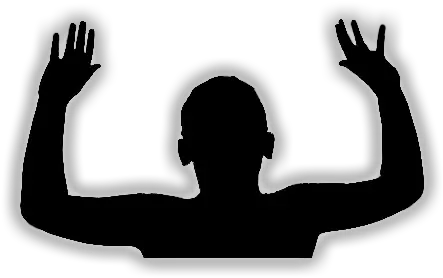  Download Hands In The Air Png Black Hands Up Transparent Hands Up Png