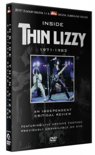  Thin Lizzy U2013 Inside 1971 1983 An Independant Book Cover Png Thin Lizzy Logo