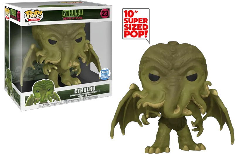  U003e Cthulhu 10 Inch 23 Funko Shop Exclusive Cthulhu Funko Pop 10 Inch Png Cthulhu Png