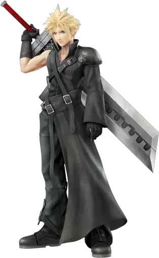  Final Fantasy Cloud Strife Smash Bros Cloud Advent Children Png Cloud Strife Transparent