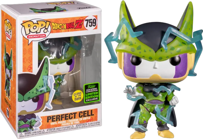  Perfect Cell Glow In The Dark Funko Pop Perfect Cell Funko Pop Glow In The Dark Png Perfect Cell Png