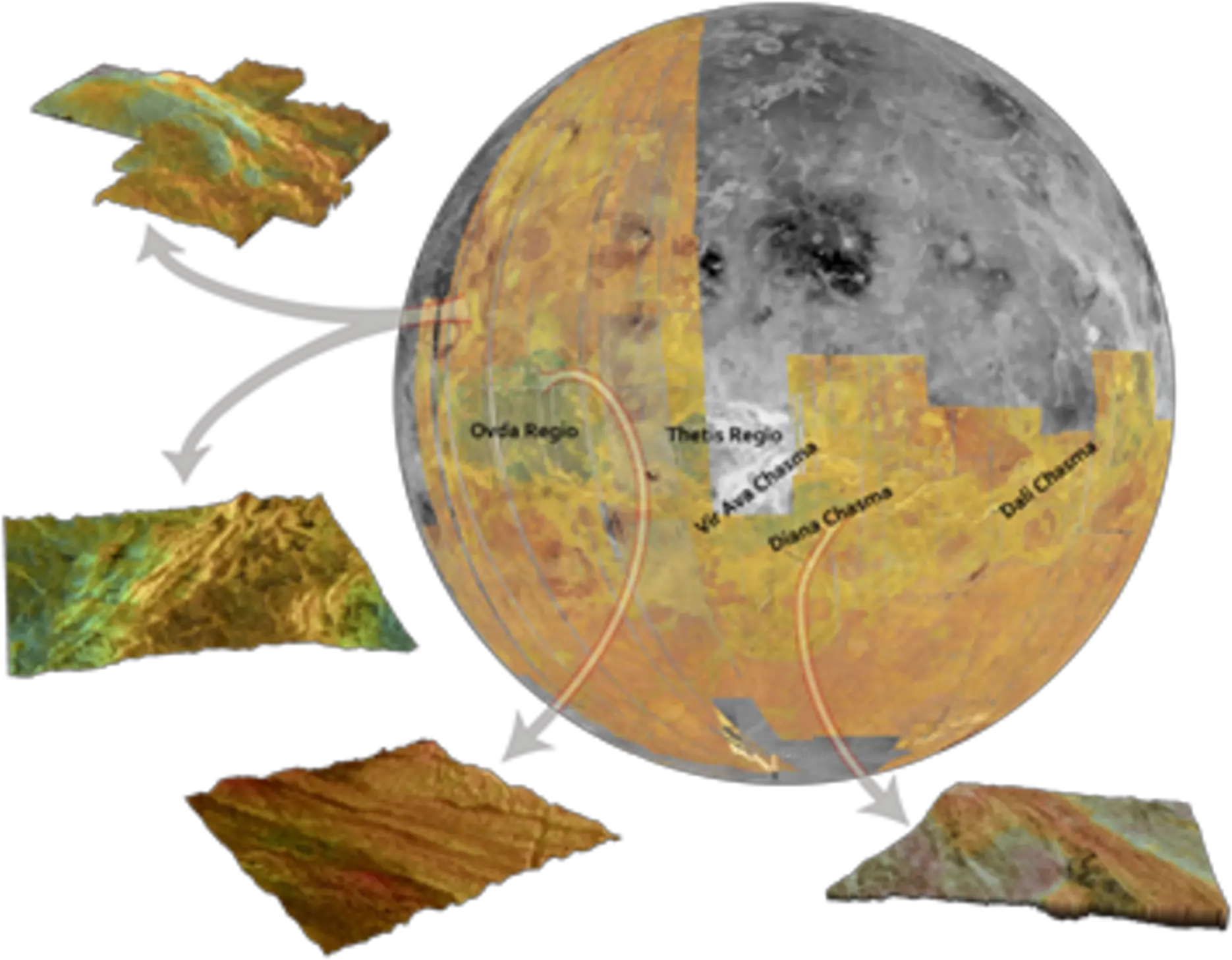  Esa Radar Observations Of Venus Venus Planet Png Venus Png