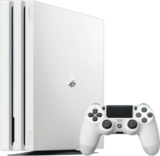  Playstation 4 Pro Glacier White 1tb Playstation 4 Png Ps4 Pro Png