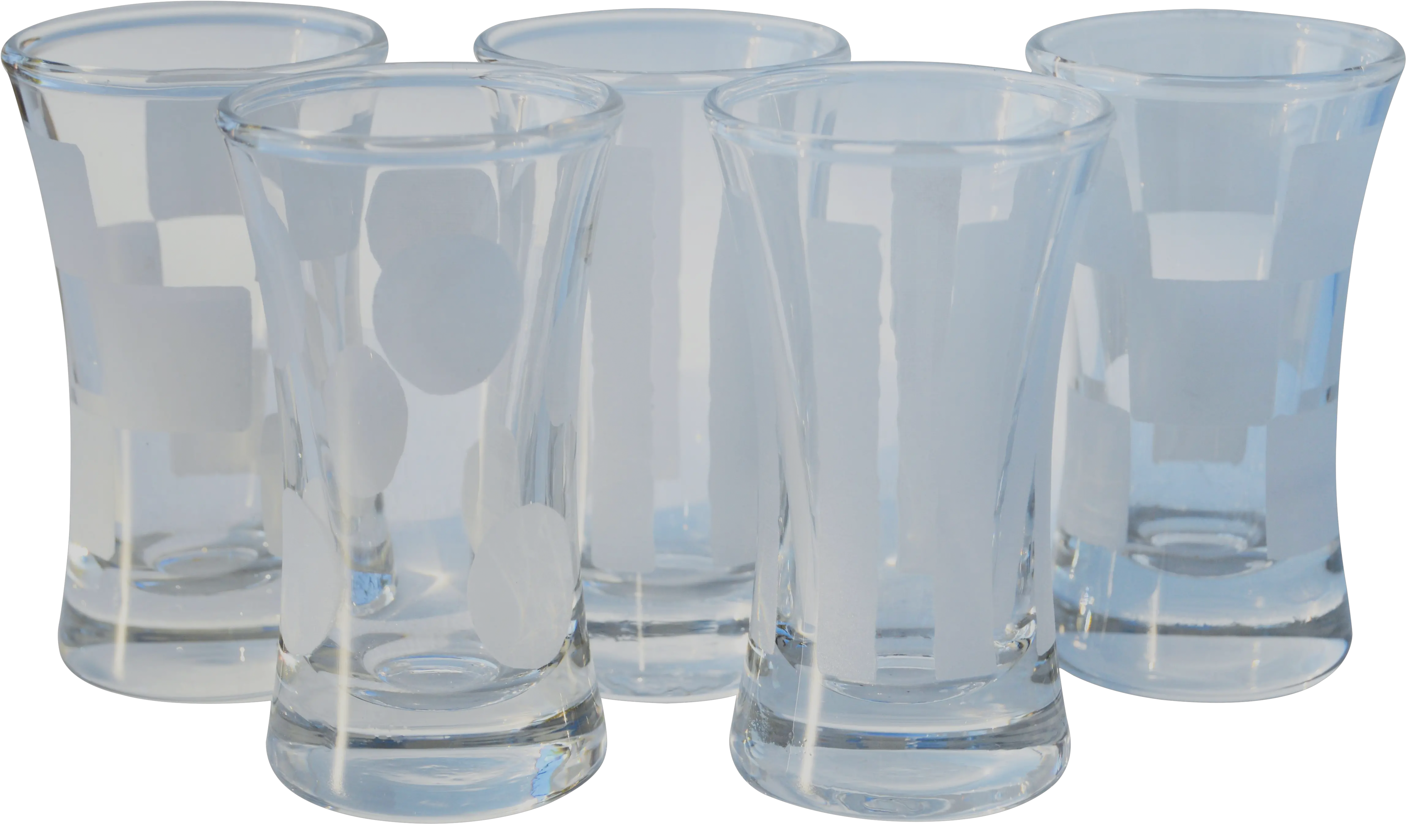  Shot Glasses Frosted Shapes Serveware Png Shot Glass Png