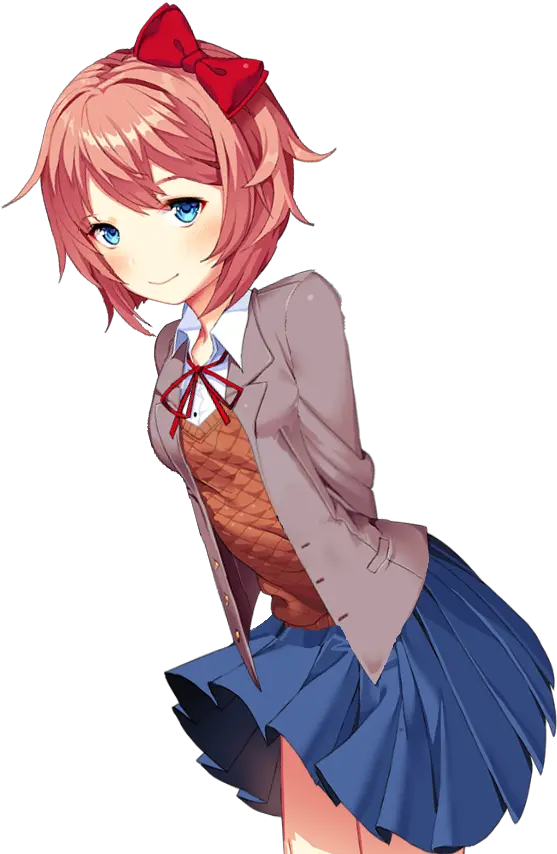  Ddlc Monika Room Sayori Smile Png Monika Icon