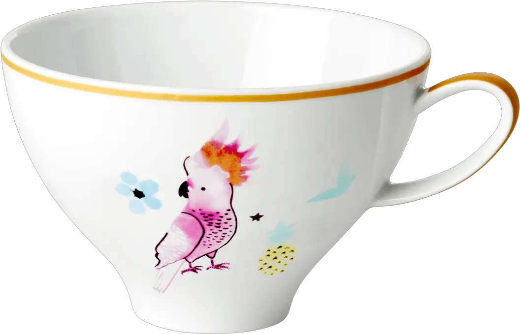  Porcelain Tea Cup Cockatoo Print Tea Cup Leopard Png Teacup Png