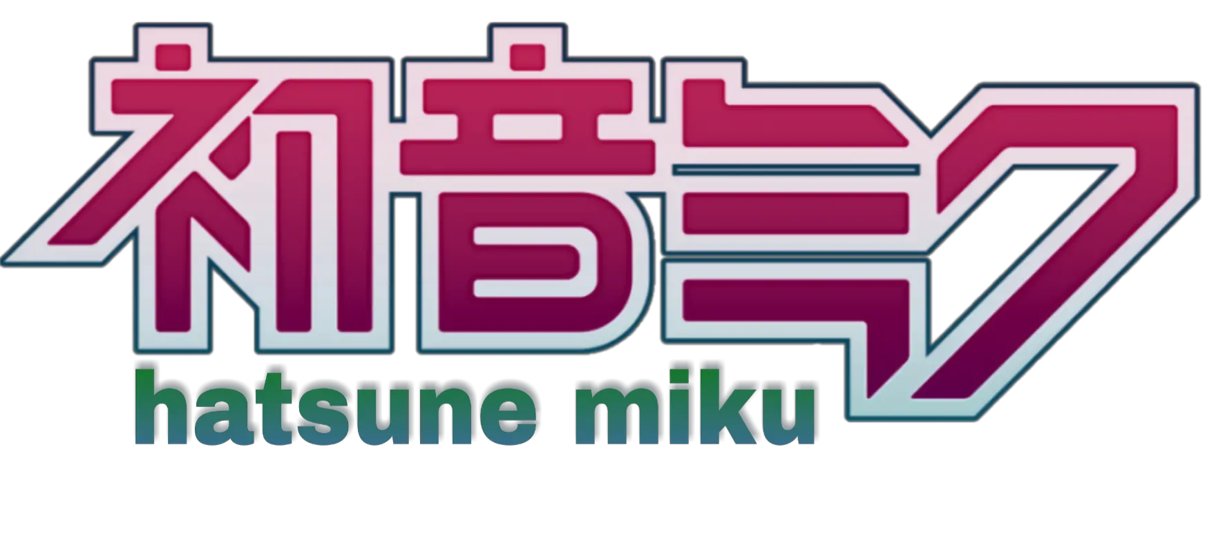  Logo Hatsunemiku Gradient Sticker Hatsune Miku Png Vocaloid Logo