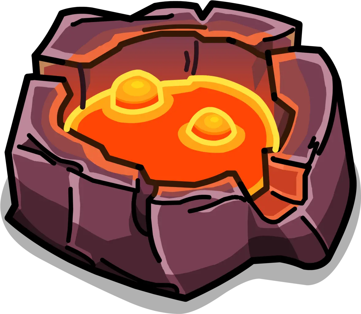  Lava Puddle Sprite Crater Clipart Png Lava Png