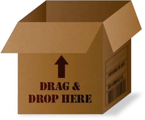  Box Drag And Drop Icon Design Cartons Icons Softiconscom Drag And Drop Files Icon Png Drop Png