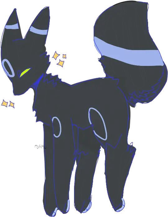  Shiny Umbreon Pokemonart Fox Png Umbreon Png