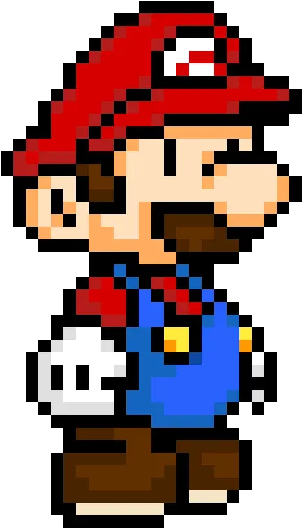  8 Bit Paper Mario Transparent Png Pixel Art Super Mario 8 Bit Mario Png