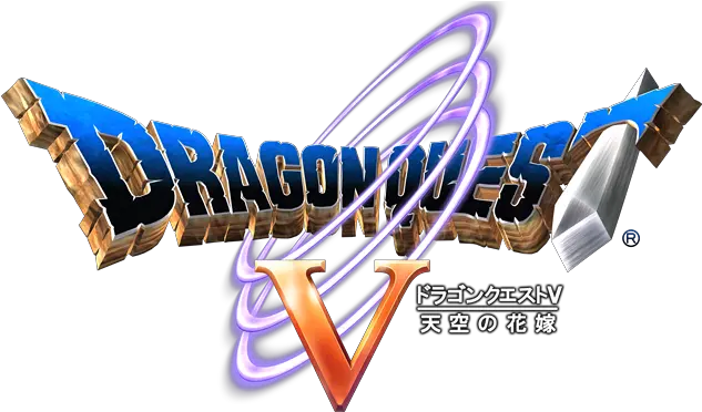  Dragon Quest V Logos Ds Realm Of Darknessnet Dragon Dragon Quest V Logo Png V Logos