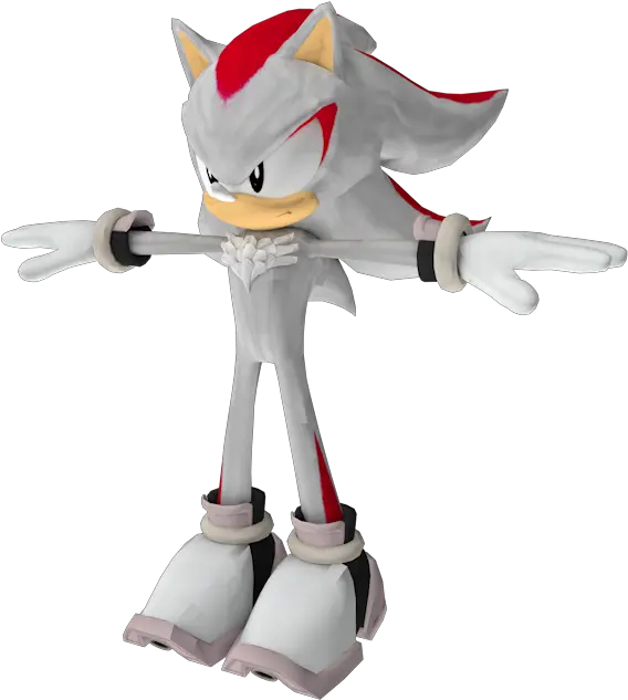  Xbox 360 Sonic The Hedgehog 2006 Super Shadow The Sonic The Hedgehog 2006 Model Png Shadow Figure Png