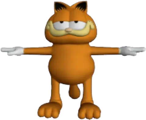  T Posing Garfield Tposing Garfield Tposing Garfield T Garfield T Pose Png T Pose Png