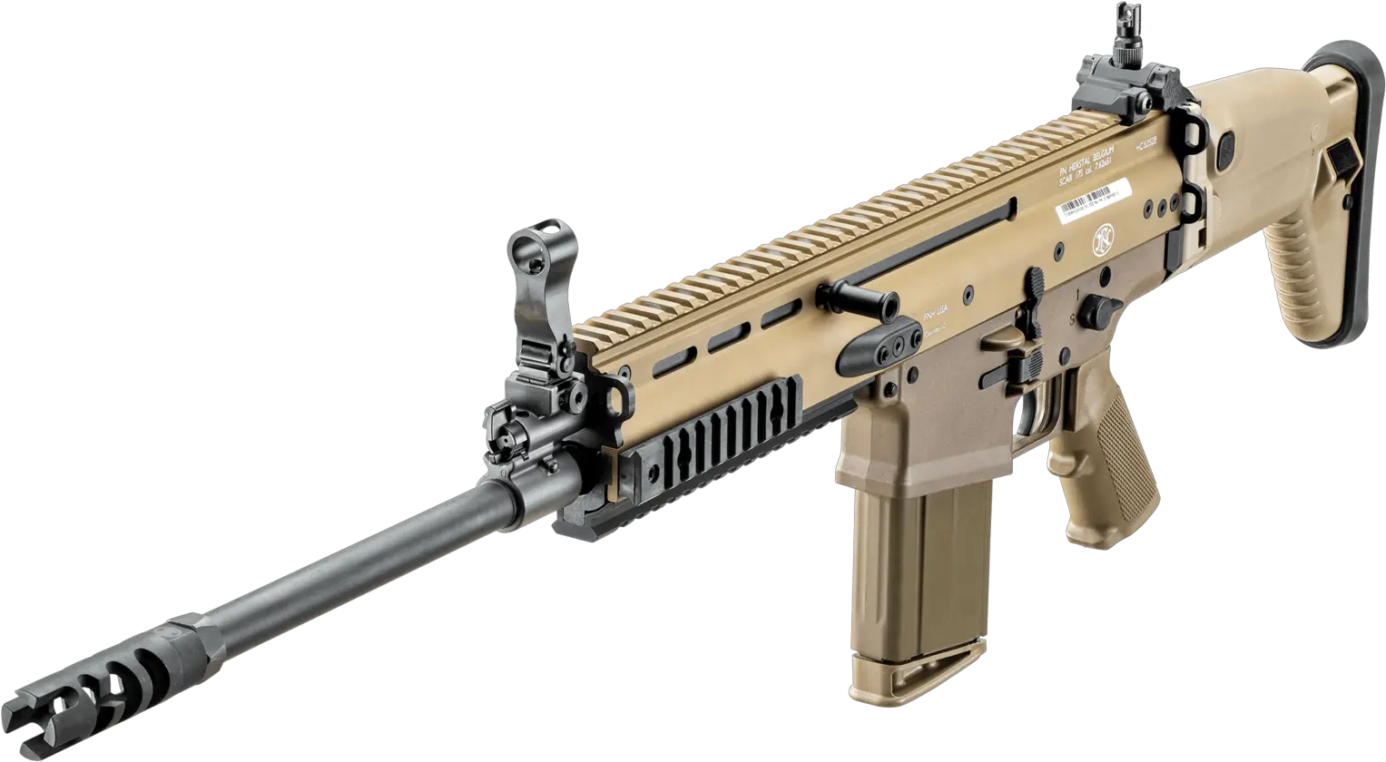  Fn Scar 17s Fn Scar Iron Sights Png Scar Transparent