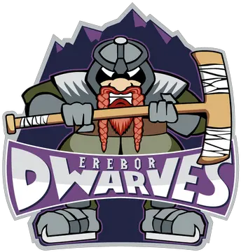  Steve Thomas Illustration Retro Thursday 100 Dwarves Hockey Png Lord Of The Rings Logos