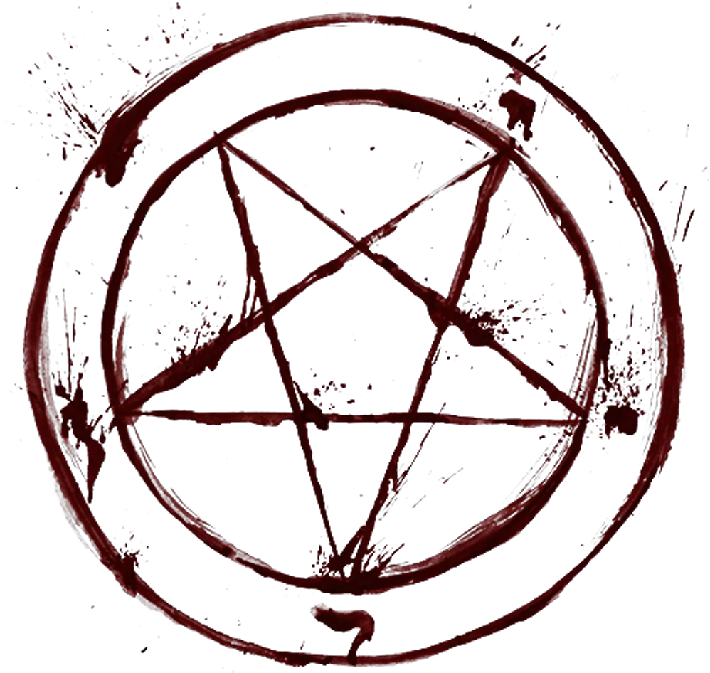  Download Hd Blood Satan Pentagram Satanic Pentagram Png Pentagram Png