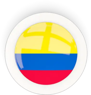  Round Carbon Icon Illustration Of Flag Colombia Vertical Png Colombia Icon