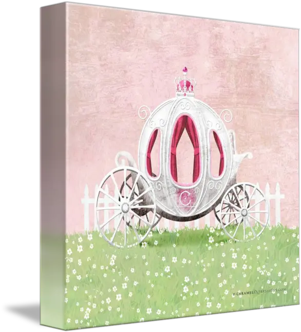  Princess Cinderella Carriage By Canvas Art Cinderella Carriage Png Cinderella Carriage Png