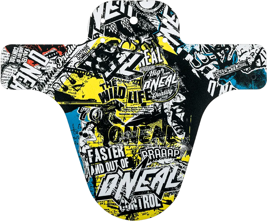  Ou0027neal Europe Splatter Fender Wild Multi Fender Png Mud Splatter Png