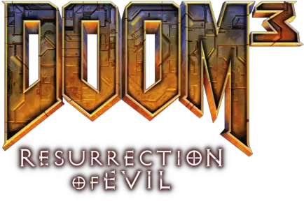  Resurrection Of Evil Doom 3 Resurrection Of Evil Logo Png Doom Logo Transparent