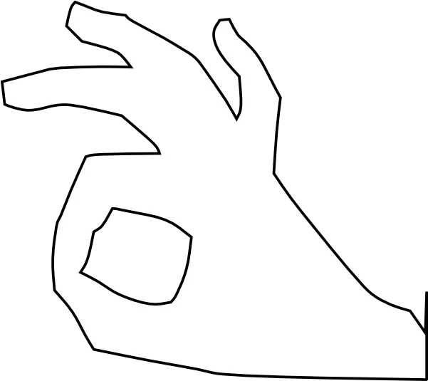  Ok Hand Png Transparent Ok Hand Png White Boi Hand Transparent