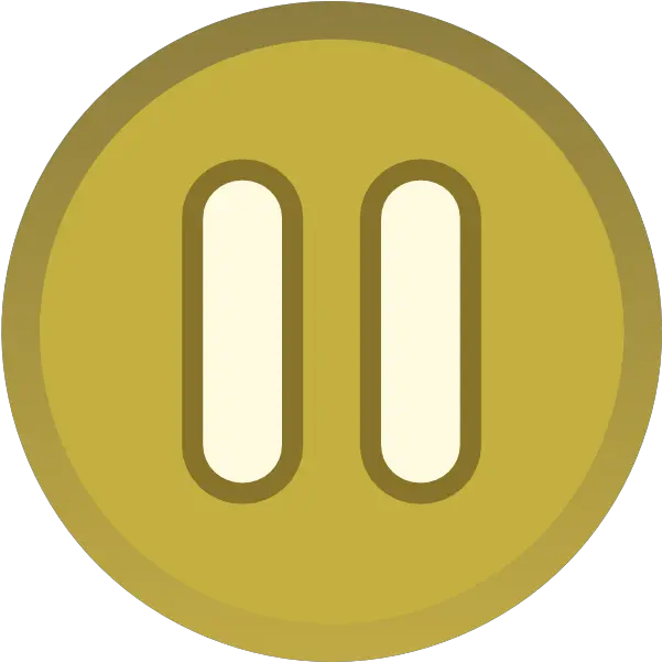  Gold Brown Plain Pause Button Icon Clip Pause Game Button Png Button Icon Vector