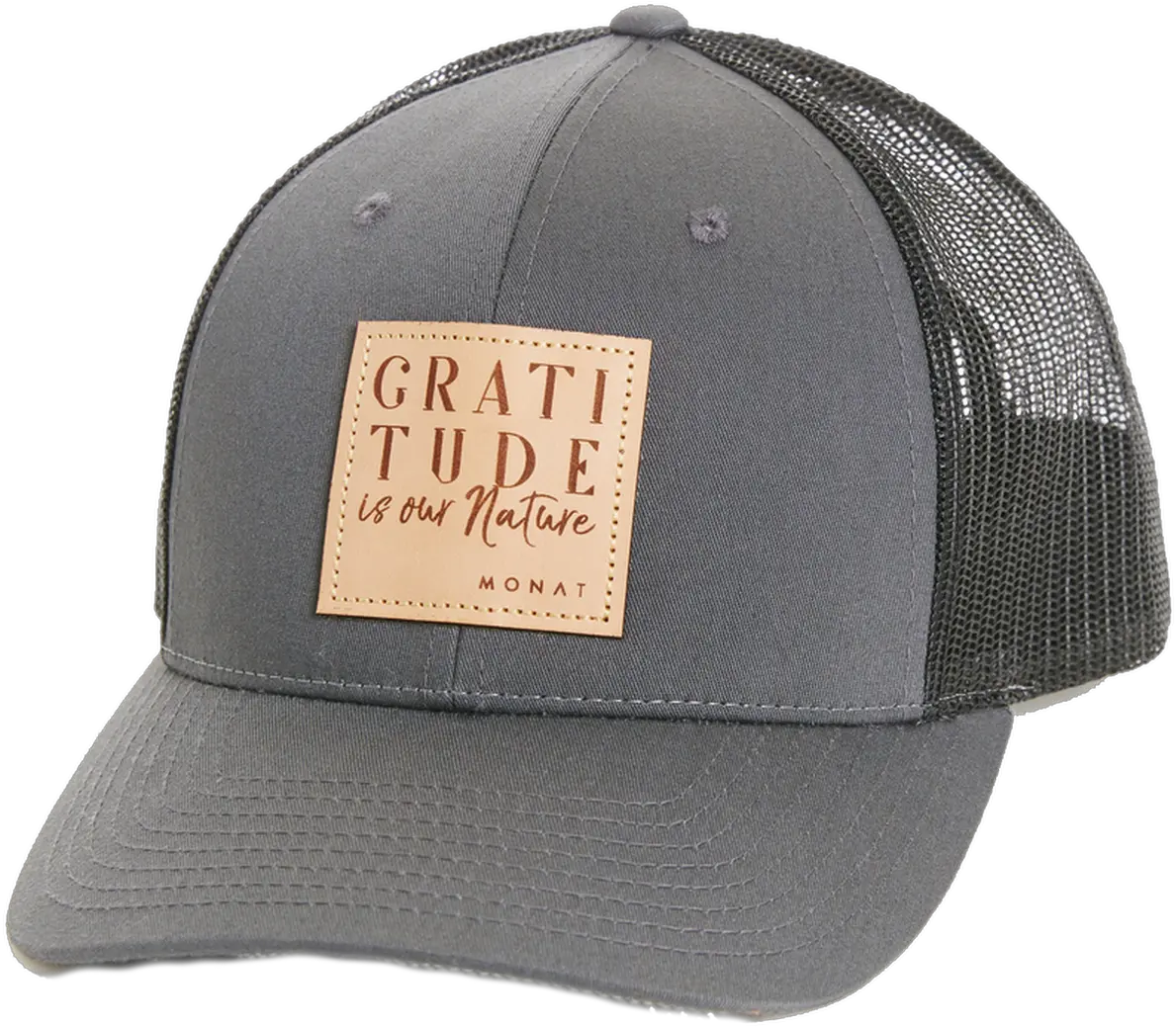  Unisex Gratitude Trucker Hat Baseball Cap Png Monat Logo