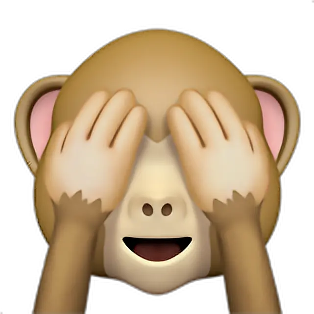  Monkey Eyes Emoji Emoticon Sticker Monkey Closed Eye Emoji Png Eyes Emoji Transparent