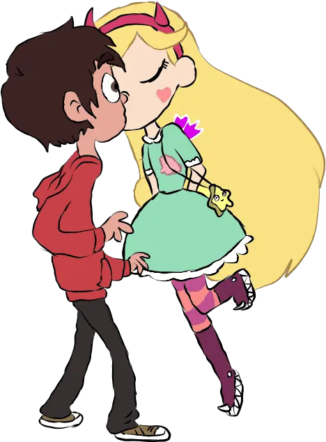  Star And Marco First Kiss Star E Marco Png Marco Png