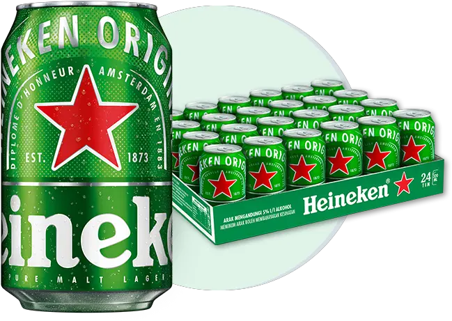  Heineken 24 Can Pack Heineken Beer Malaysia Price Png Heineken Logo Png