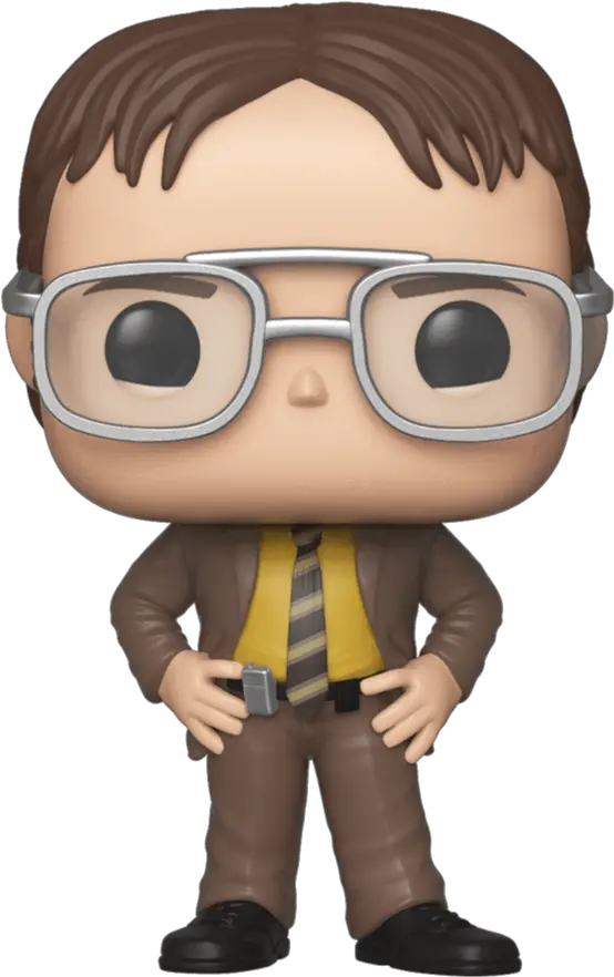  Office Dwight Schrute Pop Funko Png Dwight Schrute Transparent