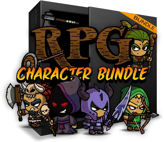  Role Playing Games Character Bundle Game Art Partners Rpg Sprite 2d Free Png Png Games