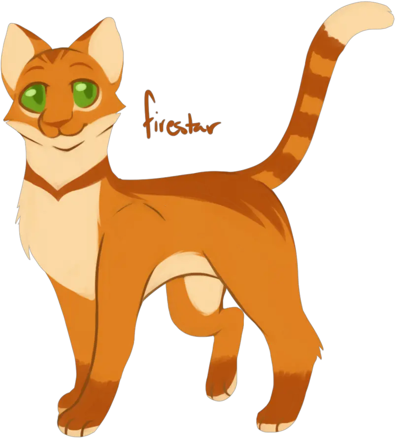  Download Hd Warrior Cats Png Firestar Transparent Png Warrior Cats Firestar Cute Cats Png