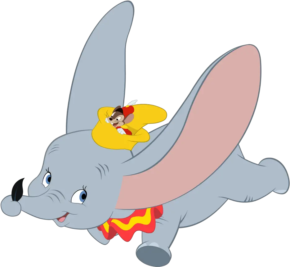  Download Hd Dumbo Drawing Original Dumbo Flying Transparent Background Png Dumbo Png