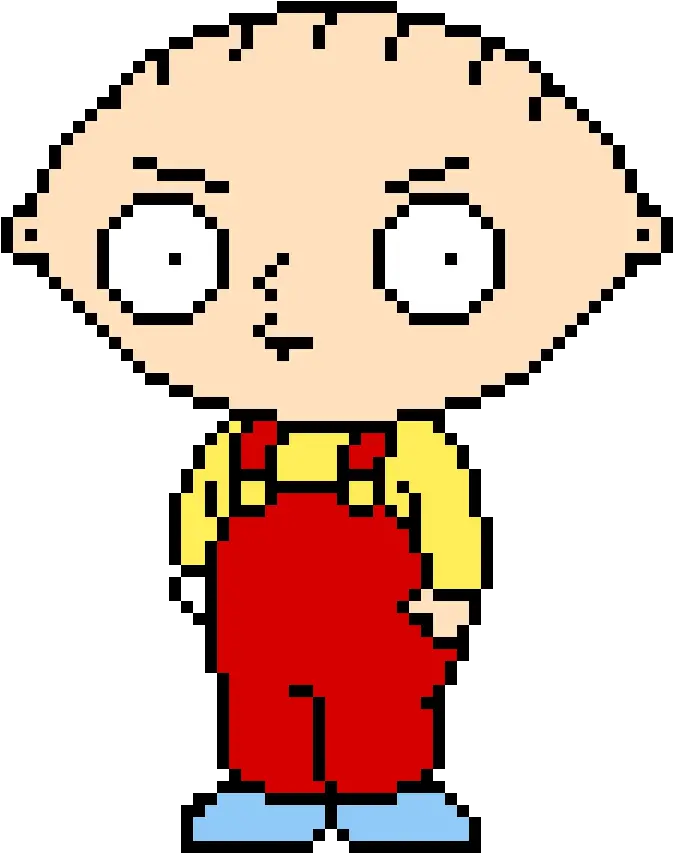  Stewie Griffin Png Minecraft Family Guy Pixel Art Stewie Griffin Png