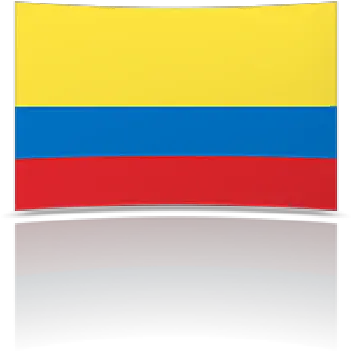  Colombia Indoor Flag Fringed Or Unfringed Vertical Png Colombia Flag Png