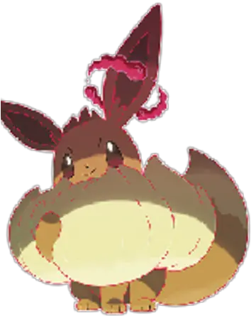  Eevee Pokemon Gigantamax Eevee Png Eevee Transparent