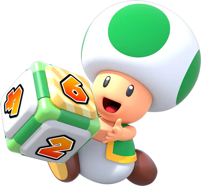  15 September 7 2016 Mario Green Toad 644x598 Png Super Mario Party Toad Toad Transparent