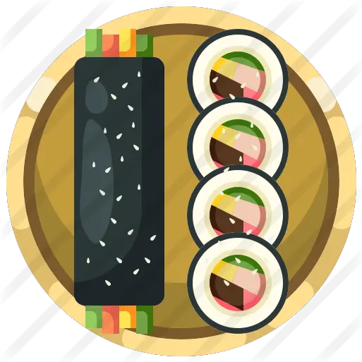  Sushi Roll Free Food Icons Dish Png Sushi Roll Png