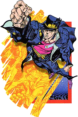  Jojou0027s Venture Characters Jotaro U0026 Joseph Png Kujo Transparent