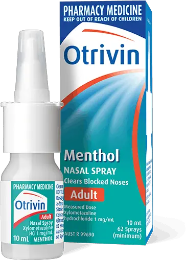  Otrivin Menthol Nasal Spray Australia Otrivin Png Nose Transparent